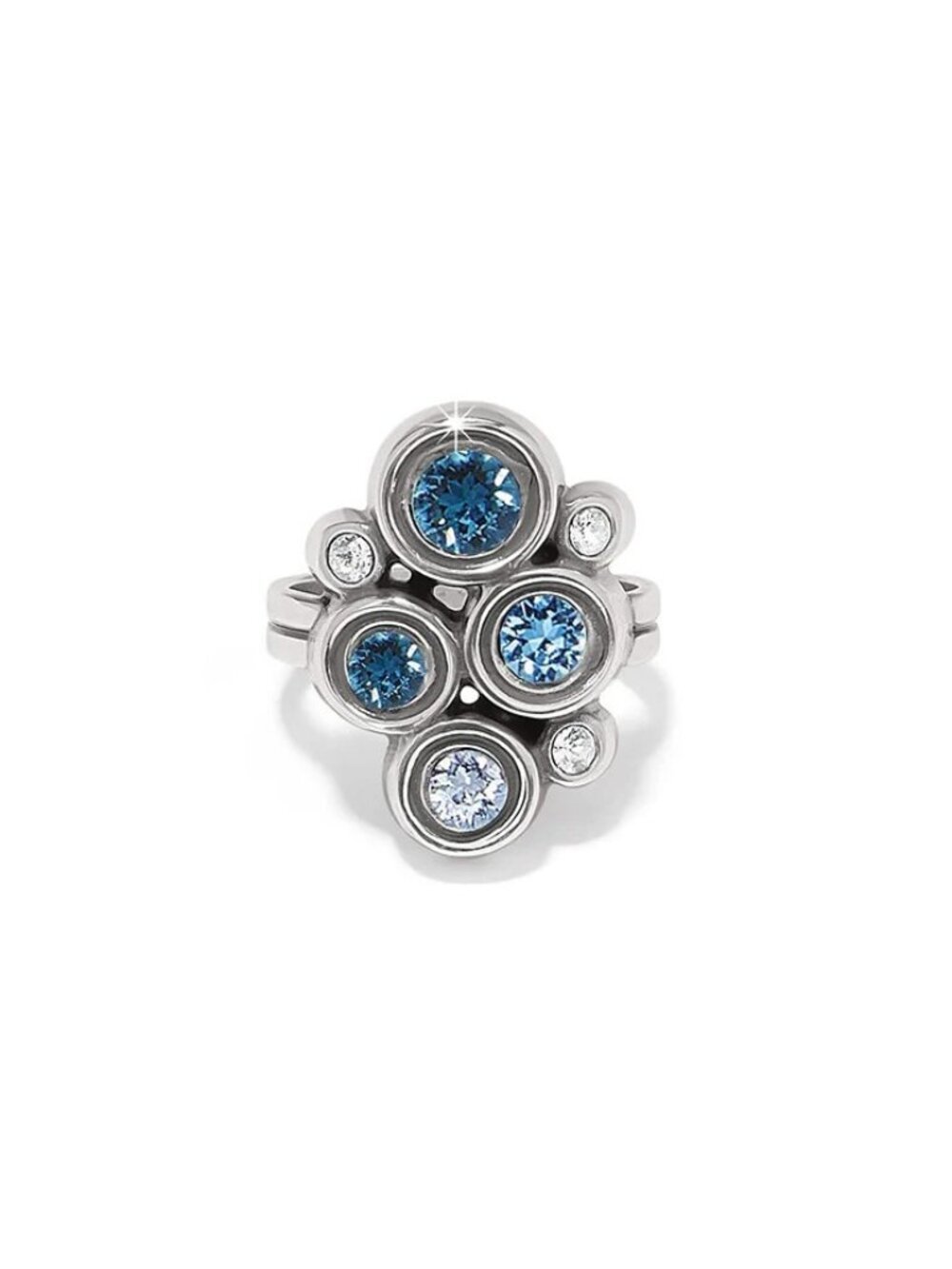 Brighton Constella Cluster Ring  $68  NWT  J63260   Size 7  BLUES